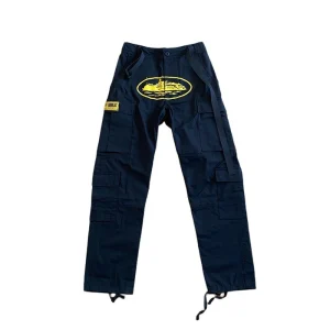 Corteiz Bleu Marine Jaune Cargo