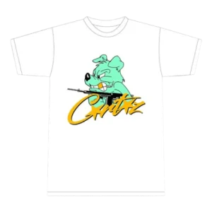 White T Shirt Corteiz K9