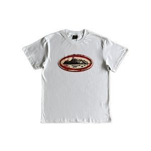 Corteiz Rust Tee Alcatraz Blanc